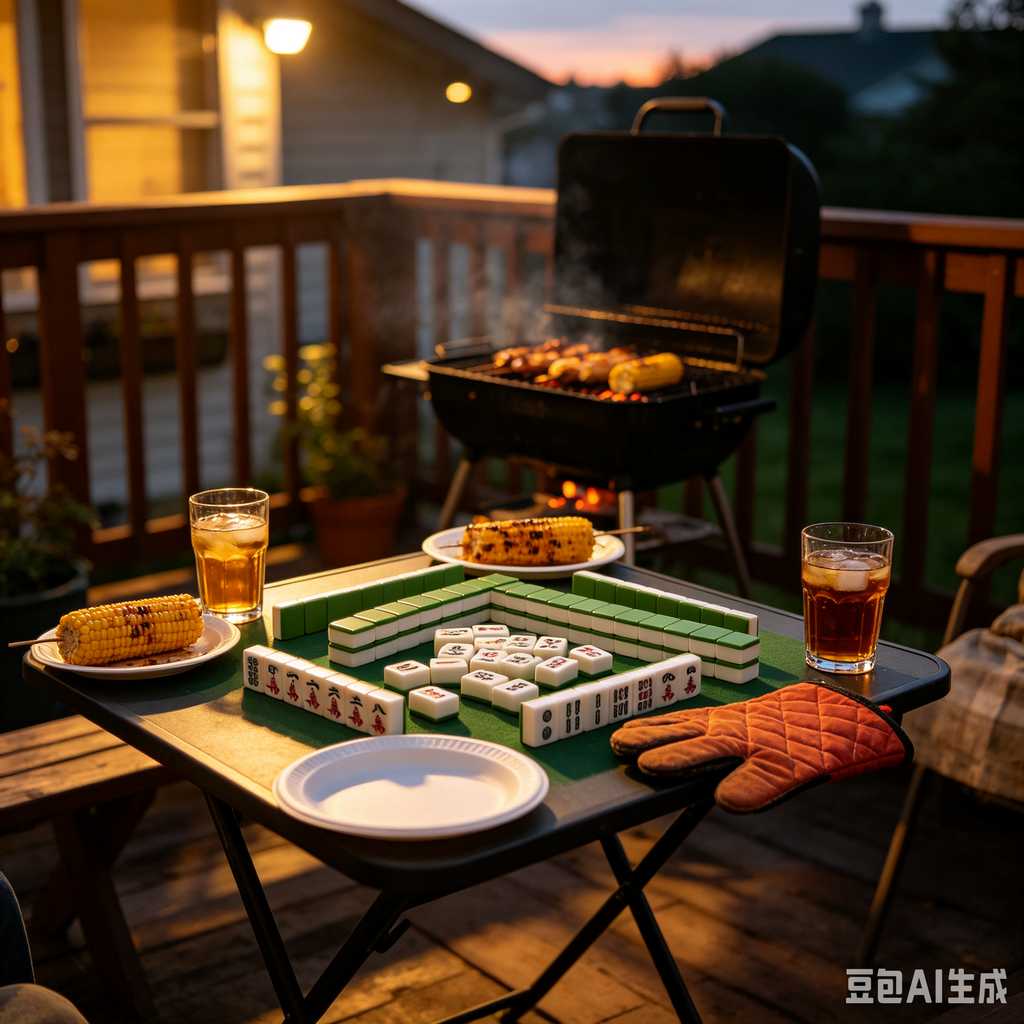 mahjong set for family game night