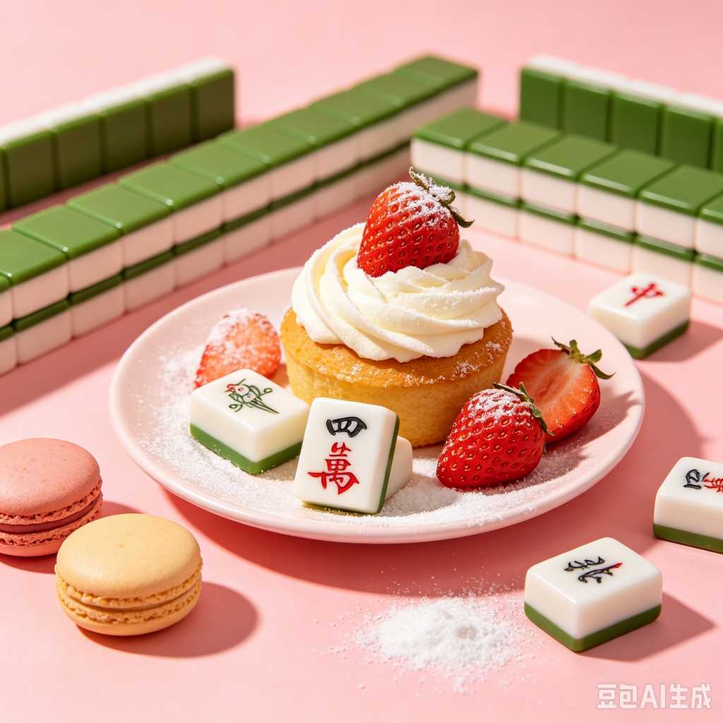 decorative text mahjong set